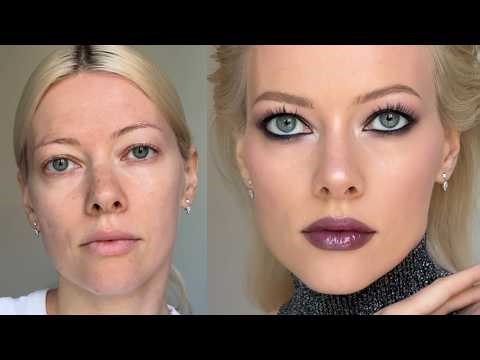 5-Minute Hooded Eye Lift + Effortless Nude Lip Tutorial (Step-by-Step Glam) | Elena Rachitskaya