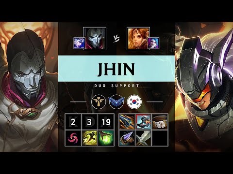 Jhin Support vs Leona - KR Diamond Patch 25.20