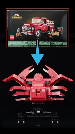 [Crab] 10290 Pickup Truck alternative build #shorts #lego #legomoc