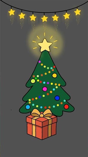 A Magical Holiday Surprise! (Happy Holidays) 🎁 #shorts #animation #2danimation #cartoon