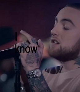 Creative Mac Miller Lyrics Video Project
