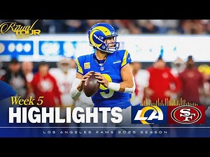 Highlights: Rams vs. 49ers In Week 5 | Puka Nacua's TD, Byron Young's OT Sack & More