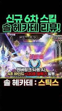 신규 6차 스킬 솔 헤카테 테섭 리뷰! (feat.스틱스, 카론, 플레게톤) [메이플/불독비숍광부/KMS]