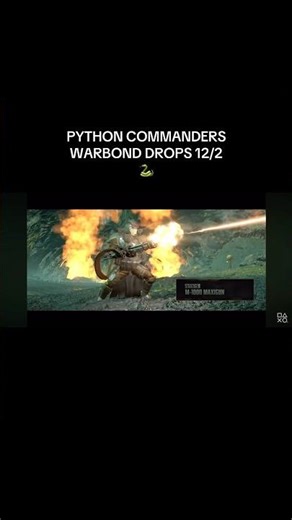 NEW PYTHON COMMANDER WARBOND 12/2 BUZZ BUZZ #helldivers2 #helldivers2gameplay #helldivers2game