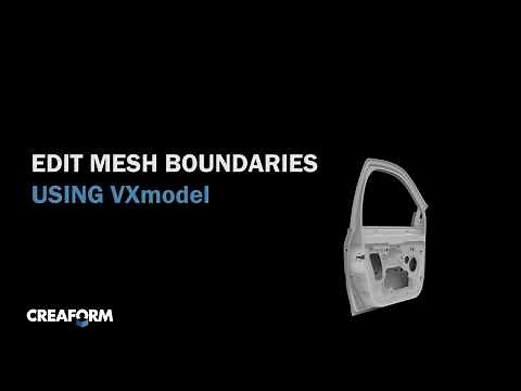 Edit Mesh Boundaries Using VXmodel