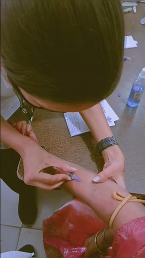 70th day clinical duty 🏥 How to collection of blood in a hospital #clinic #doctor