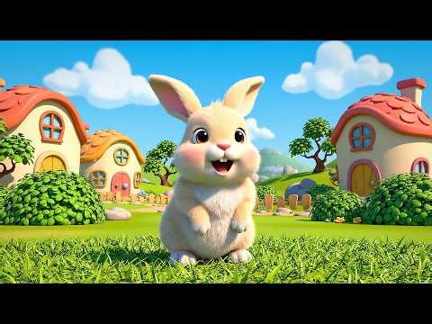 Baby Rabbit Hops Thump Thump Thaa | Cute Animal Sounds & Nature Songs for Kids