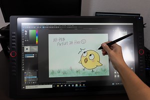 XP-PEN Artist 24 Pro を使ってお絵描きレビュー！大画面＆高コスパ液タブの実力とは？ - Rentio PRESS [レンティオプレス]