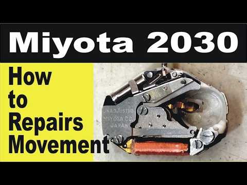 How to Repair MIYOTA 2030 / 2033 / 2035 Watch Movement at home