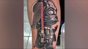 "If only you knew the power of the dark side..." Check out this Star Wars Darth Vader tattoo and other cool pieces by Eric Rignall (Inkstop Tattoo NYC) | Tattoodo