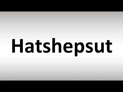 How to Pronounce Hatshepsut (Egyptian Pharaoh)