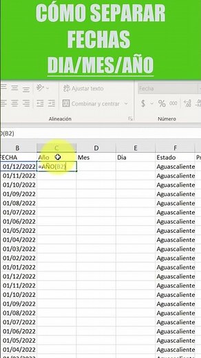 🔺HOW TO SEPARATE DATES BY DAY, MONTH, AND YEAR ✅📆 #learnexcel #dates #freecourses #excel2024 #excel