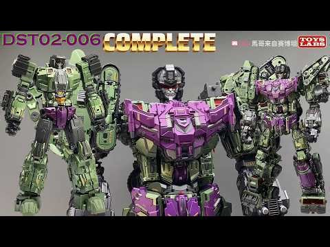 大力神完成合体！DST006挖土机 54cm Hercules completes combination! Dream Star Toys DST02-006 Excavator Warrior