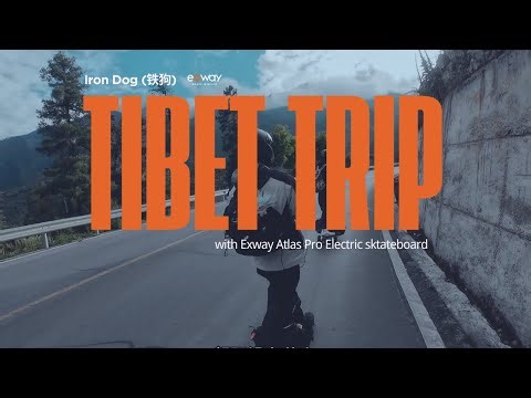 (A)Epic Tibet Crossing on an ALL-TERRAIN Electric Skateboard (Atlas Pro)