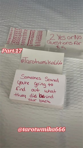 Mika (@tarotwmika666)’s video of tarot reading