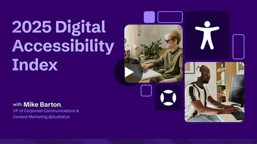AudioEye video reveals shocking web accessibility stats | Taylor Dorward CPACC posted on the topic | LinkedIn