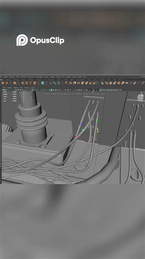 Satisfying Wire Details Using Sweep Mesh in Autodesk Maya
