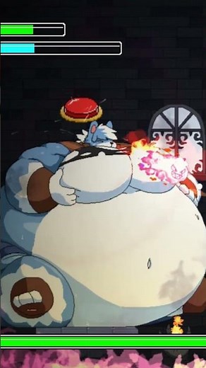 alpha wolf uses inflate! #furry #inflation