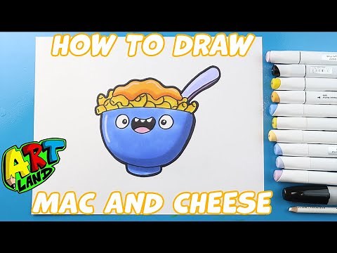 How to Draw Mac and Cheese