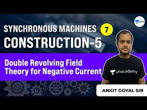 Lec 7 | Construction of Sync. Machines (Part 5) | Double Revolving Field Theory for Negative Current