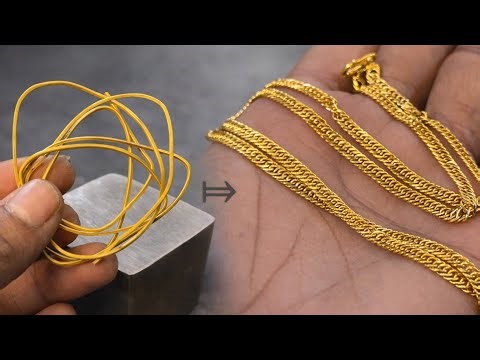 17 Grams Pure Gold Chain Making | Start to Finish
