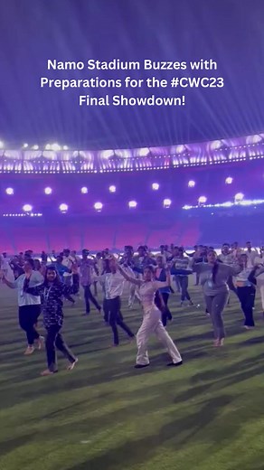 6.4K views · 26 reactions | Namo Stadium Buzzes with Preparations for the #CWC23 Final Showdown! Ahmedabad gears up for cricket's grand finale! The city is alive with the hustle and bustle as it gets ready to host the epic #CWC23 final. | Ahmedabad Mirror | Facebook