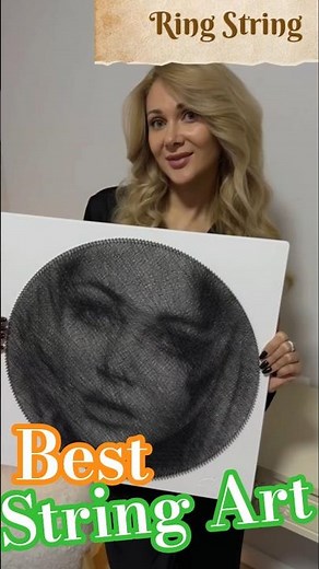 DIY String Art Tutorial How To Make String Art/Nail And Thread String Art By Me/String Art By Me#art