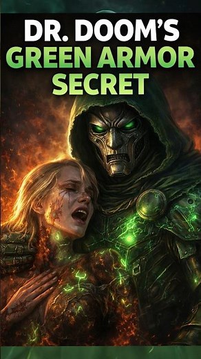 Doctor Doom’s Green Armor Secret 😱 | Darkest Story #mcu #marvel #shorts