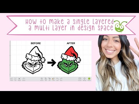 HOW TO TURN A ONE LAYER IMAGE INTO A MULTIPLE LAYERS IN CRICUT DESIGN SPACE | Let’s Craft About It