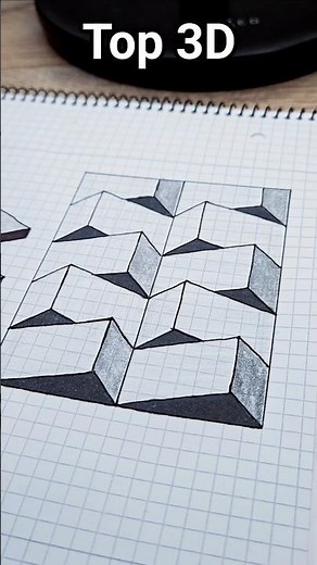 Easy 3D #art #drawing #3d