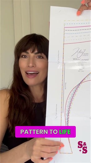 DIY Pattern Assembly: Tape Your Way to Sewing Success! #shorts