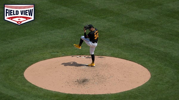 Field View: Paul Skenes pitching in slow-mo