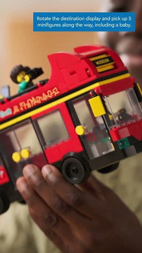 60407 LEGO City Red Double Decker Sightseeing Bus