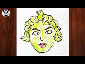 How To Draw Medusa | Easy Drawing step by step