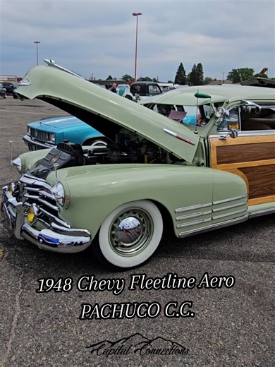 1948 Chevy Fleetline Aero at Pachuco C.C. Anniversary Show