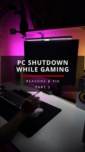 PC shutdown during gaming! Reasons & Fix PART 2 #shorts