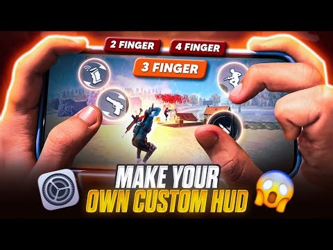 How to Make Your OWN BEST CUSTOM HUD 🔥💀 | Best 3 Finger Custom HUD 😱💥 | Free Fire Pro CUSTOM HUD