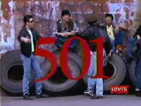 Matt LeBlanc in 1987 Levis ad