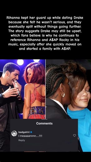 Drake Was Never the One for Rihanna! Here’s Why He’s Still Mad Today! #drake #rihanna #shorts #viral