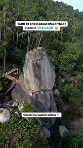 Tag someone with whom you just want to sit here and enjoy the view 🥰 📍Overlap, Koh Samui Beautiful view from its huge rocks offering an endless view of a palm forest on one side and the sea on the other. #jncexplorelife #jncexperience #jnctraveldiary #overlap #thailande #thailandtravel #thailand #traveltheworld #beautifuldestinations #travelreels #thailand #thailandtrip #lamai #samui #kohsamui #kohsamuiisland #overlapstone #stoneart #reelkarofeelkaro #reelitfeelit #reelsinstagram #reelsvideo #