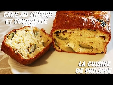 Cake au chèvre et courgette