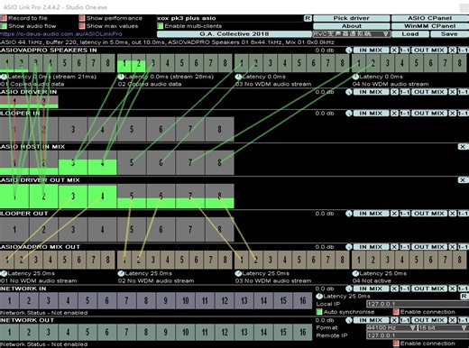 雅马哈福克斯特百灵达马头客所思Minifuse集成板载无声卡直播asio4all 搭配 linkpro虚拟跳线软件安装视频教程伴奏进机架直播间不卡麦