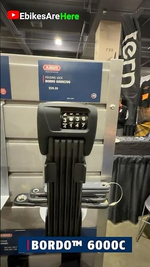 Keyless Security: Is the ABUS Bordo 6000C the Best Folding Lock for You? #shorts