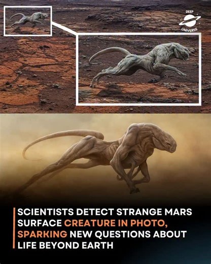 Richard Barnard on Instagram: "Mars has just gotten even stranger! Scientists examining new high-resolution rover images have spotted a bizarre, creature-like formation on the Red Planet — a discovery that has instantly ignited debate across the scientific community and social media. The mysterious shape appears to have features that look oddly structured rather than random, raising fresh questions about Mars’ long-standing secrets and the possibility of life beyond Earth. Experts are now studyi
