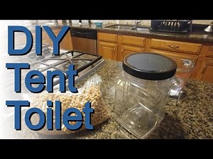 Portable Pee In A Tent! DIY solution for camping...