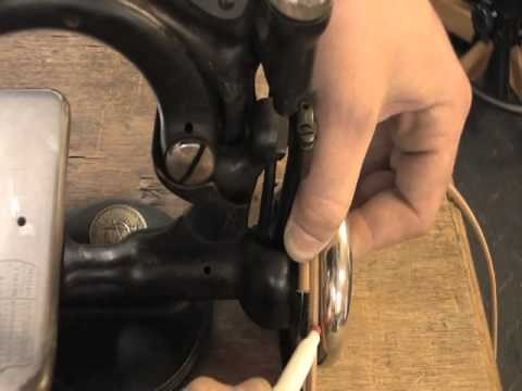 How To Install Antique Singer Sewing Machine Belts