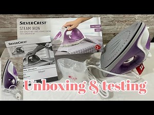 Silvercrest Steam Iron Unboxing and Testing \\ Lidl haul