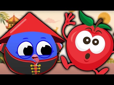 🐲🎉 Learn Fruits 🍎🍏 Learn English Alphabet with Giligilis