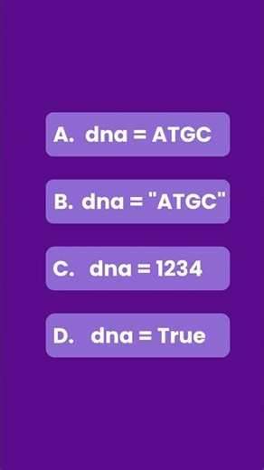 🧬 How Should DNA Be Stored in Python?