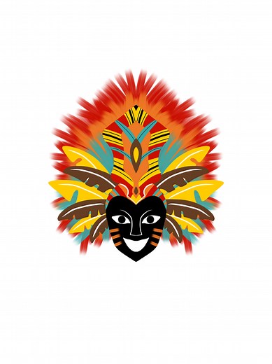 Sinulog Festival Mask Design Ideas for Digital Products